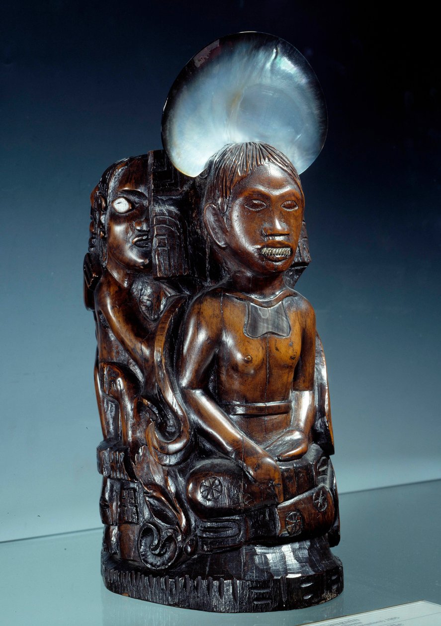 تمثال L'idol à la coquille لـ Paul Gauguin (1848-1903) 1893 باريس ، متحف أورسيه بواسطة بول غوغان