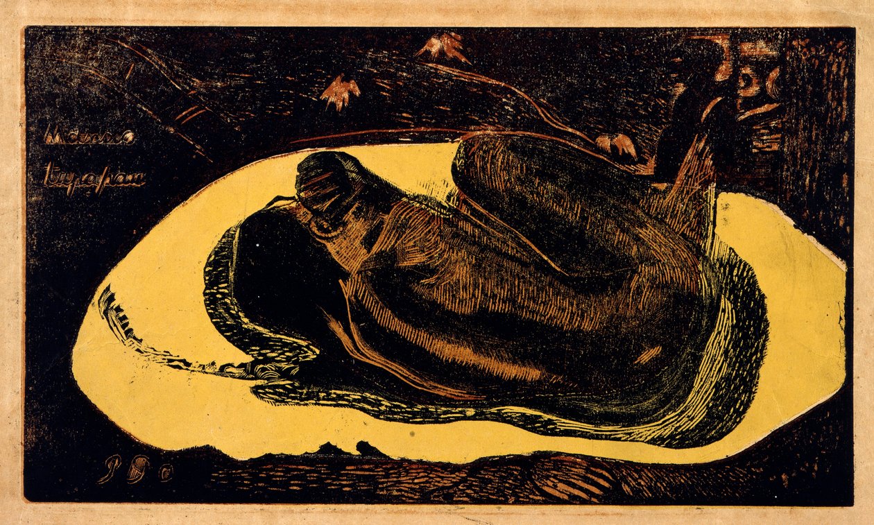 اختراع روح الموتى ، 1893-1894. بواسطة بول غوغان