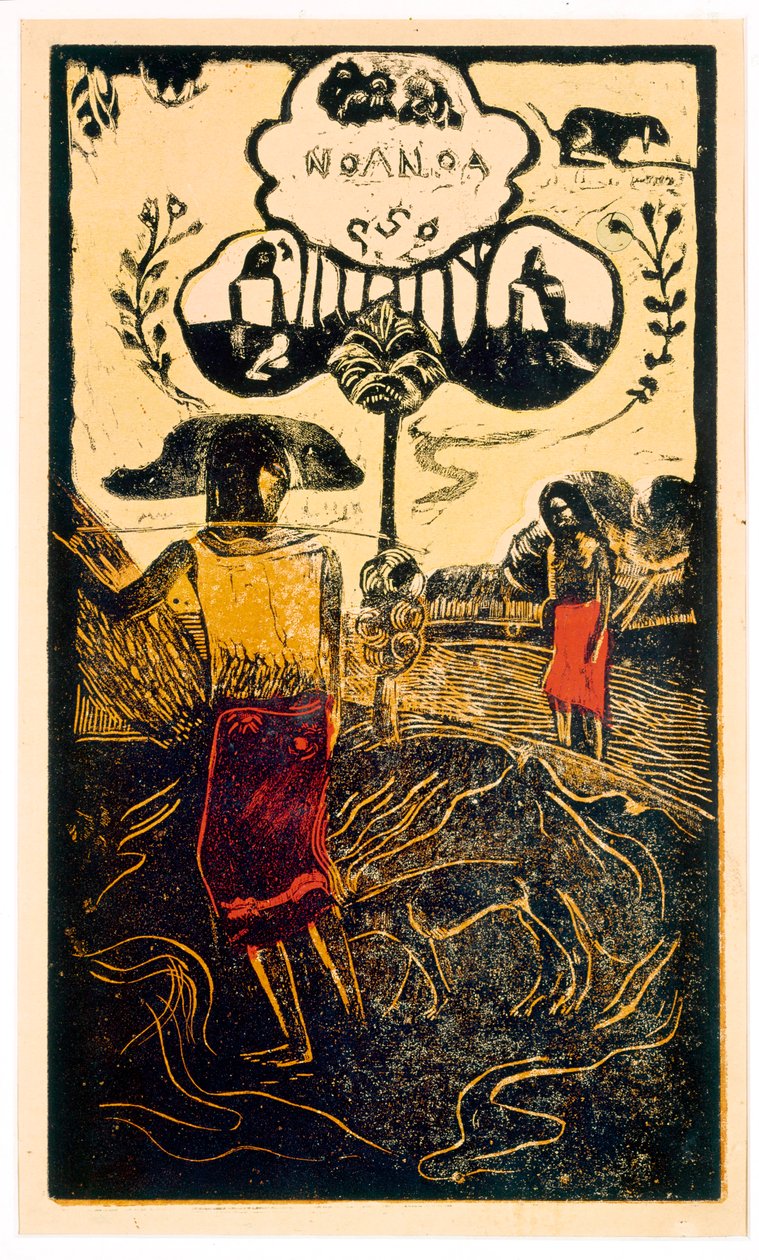 نوا نوا (نقش خشبي) بواسطة بول غوغان