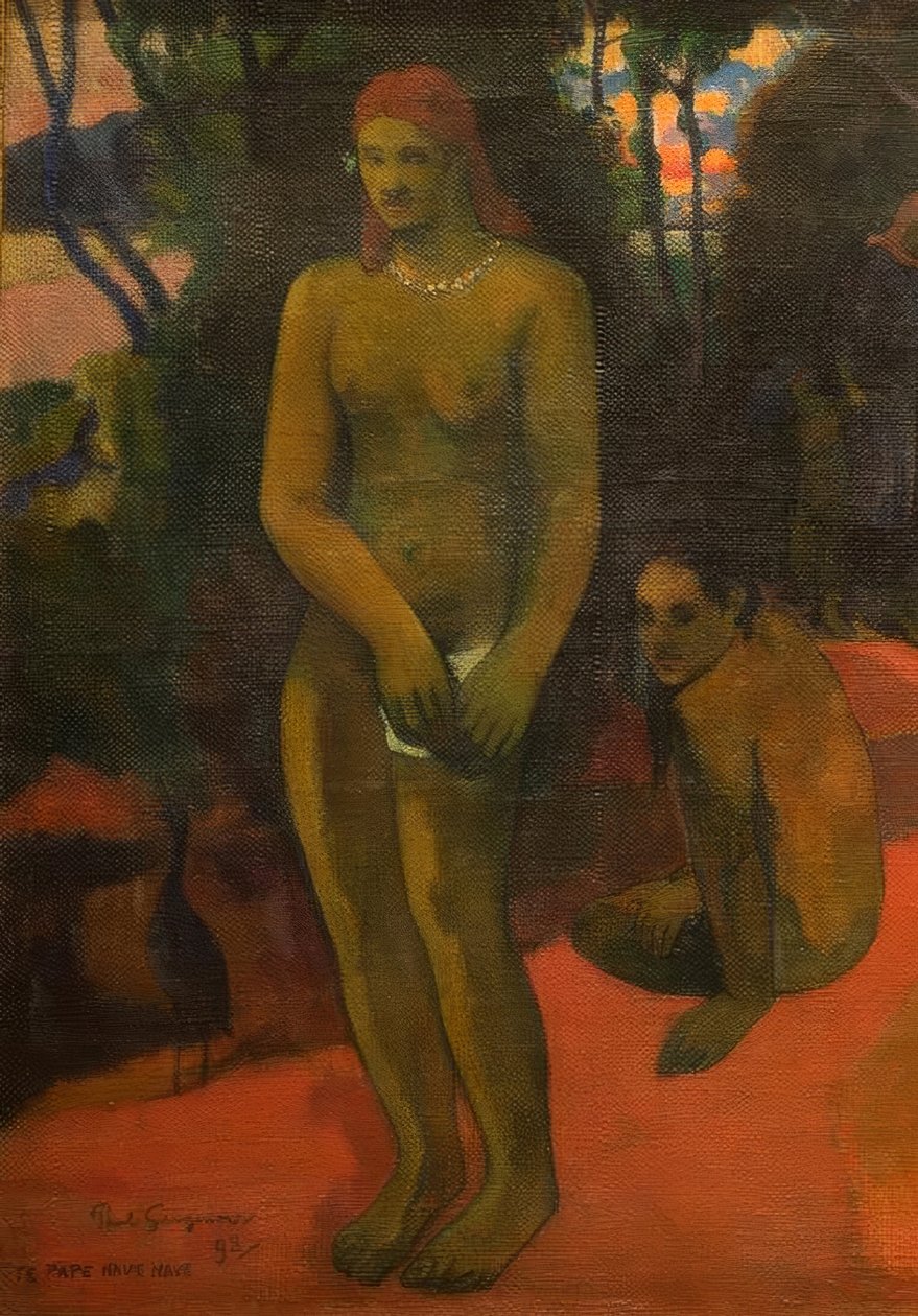 P. Gauguin ، Te Pape Nave Nave بواسطة بول غوغان