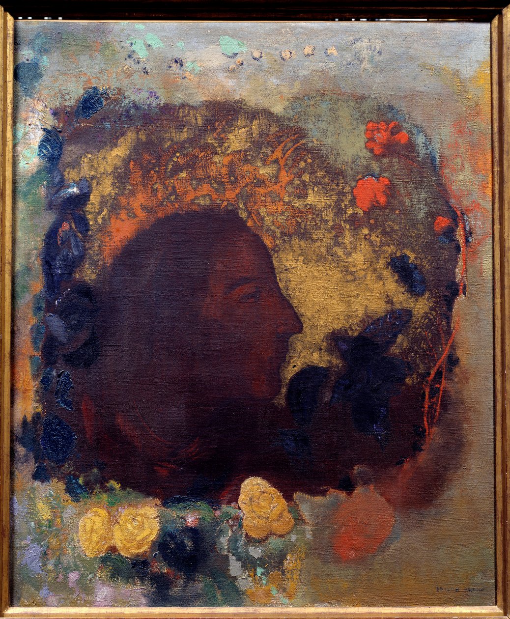 صورة بول غوغان (1848-1903). لوحة لأوديلون ريدون (1840-1916) بواسطة بول غوغان