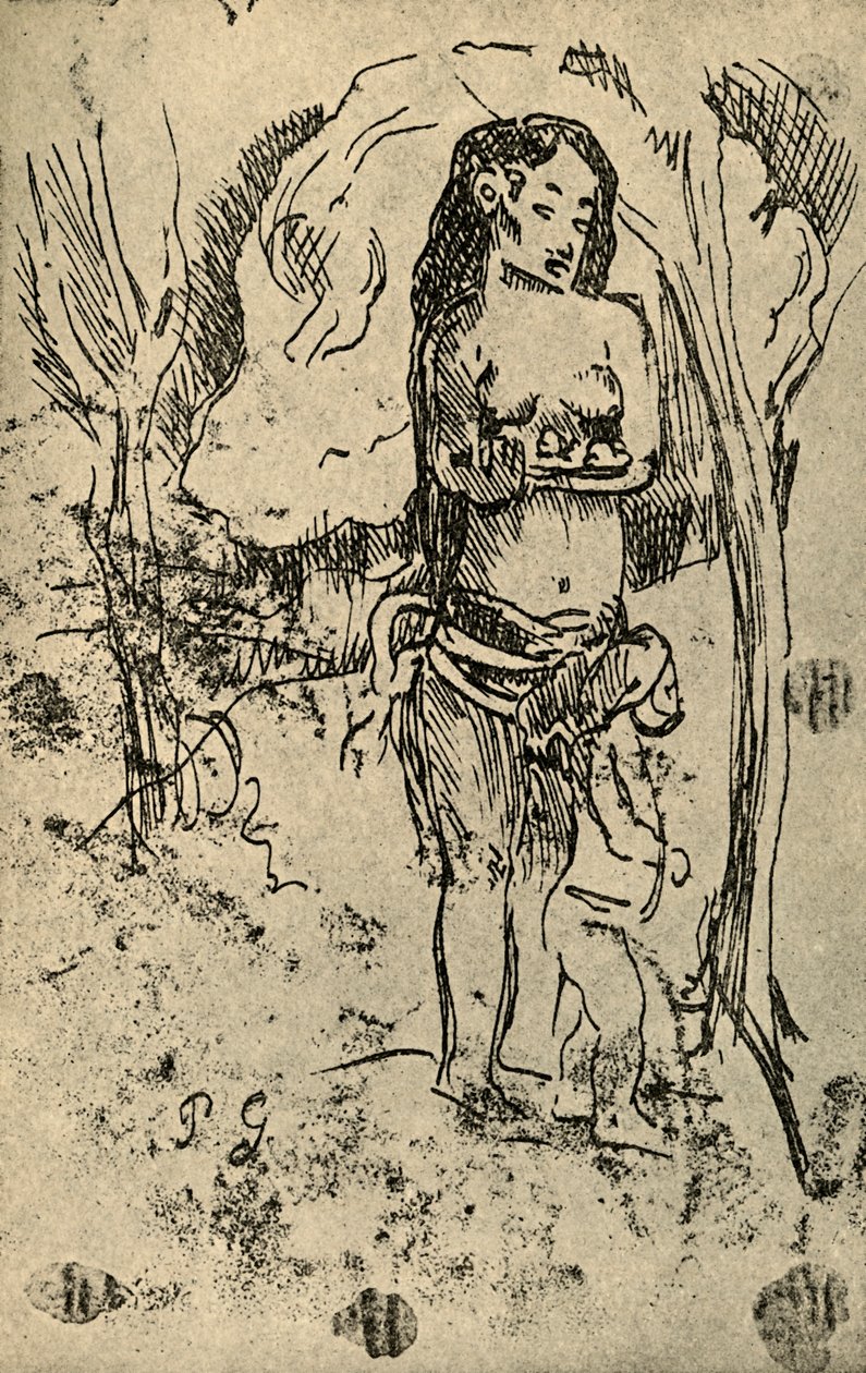 رسم ، 1936 بواسطة بول غوغان