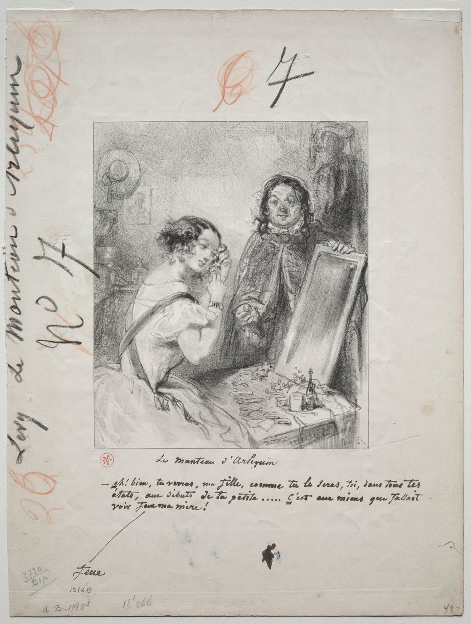 معطف Harlequin: حسنا! سترى ، ابنتي ... ، 1852. بواسطة بول جافارني