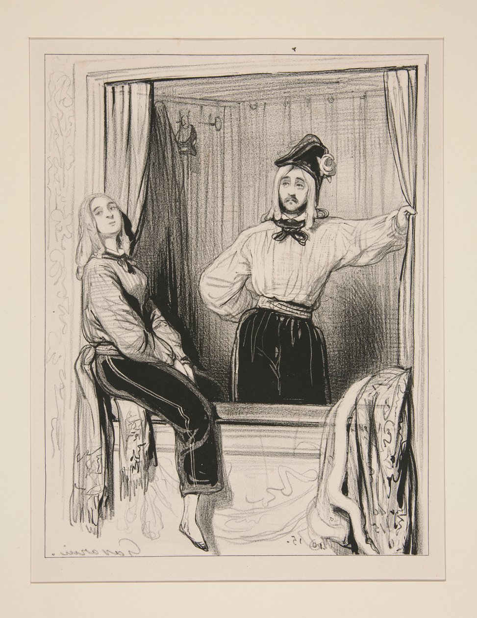 يذهب Viscount Aime de Trois Etoiles و Dame Eloa de Tremblemont بواسطة بول جافارني