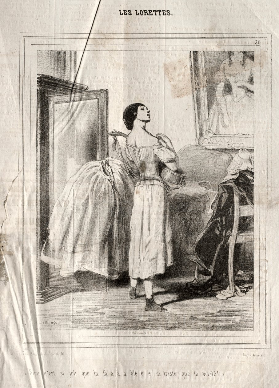لي لوريتس ، 1842. بواسطة بول جافارني