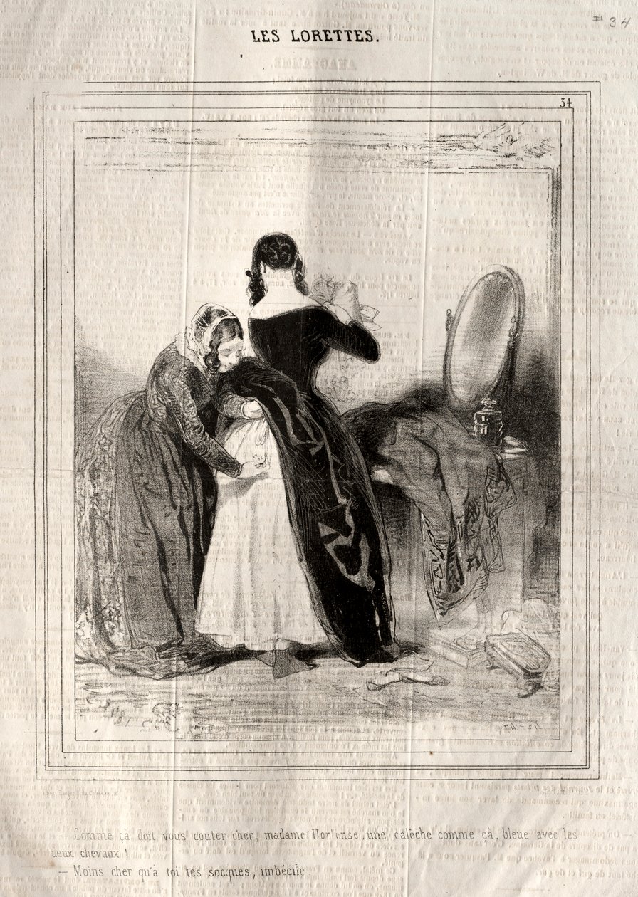 لي لوريتس ، 1842. بواسطة بول جافارني
