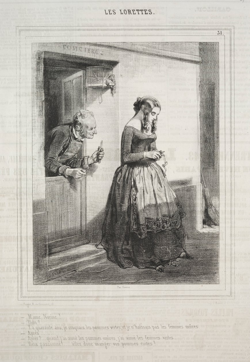 لي لوريتس ، 1842. بواسطة بول جافارني