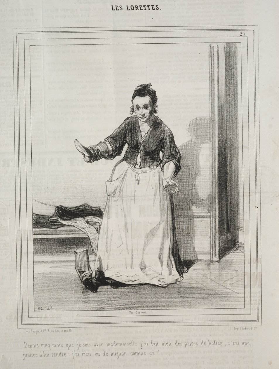 لي لوريتس ، 1842. بواسطة بول جافارني