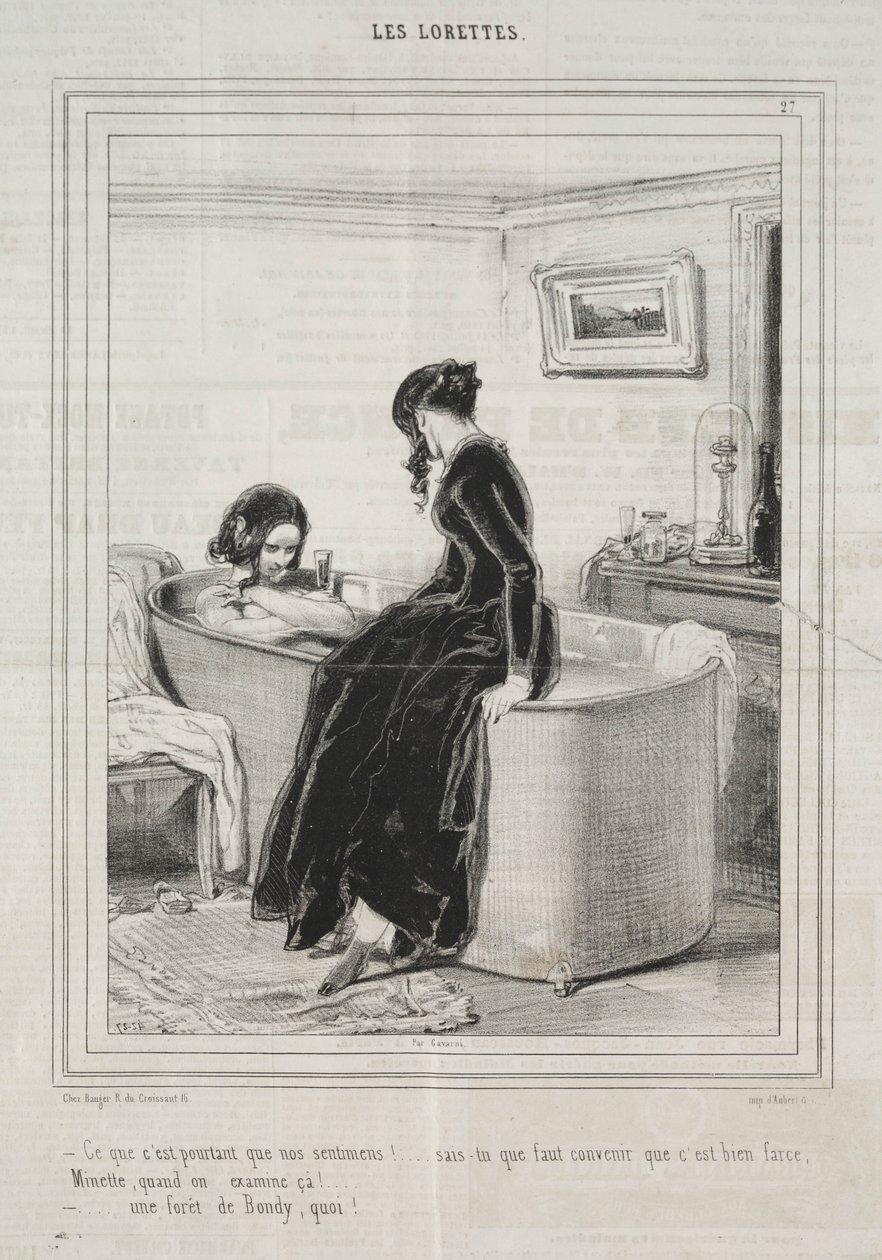 لي لوريتس ، 1842. بواسطة بول جافارني