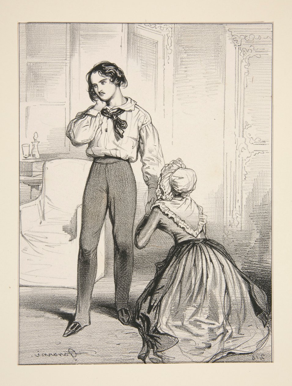 أم مسكينة. القانون الرابع / Adolphe Laferriere بواسطة بول جافارني