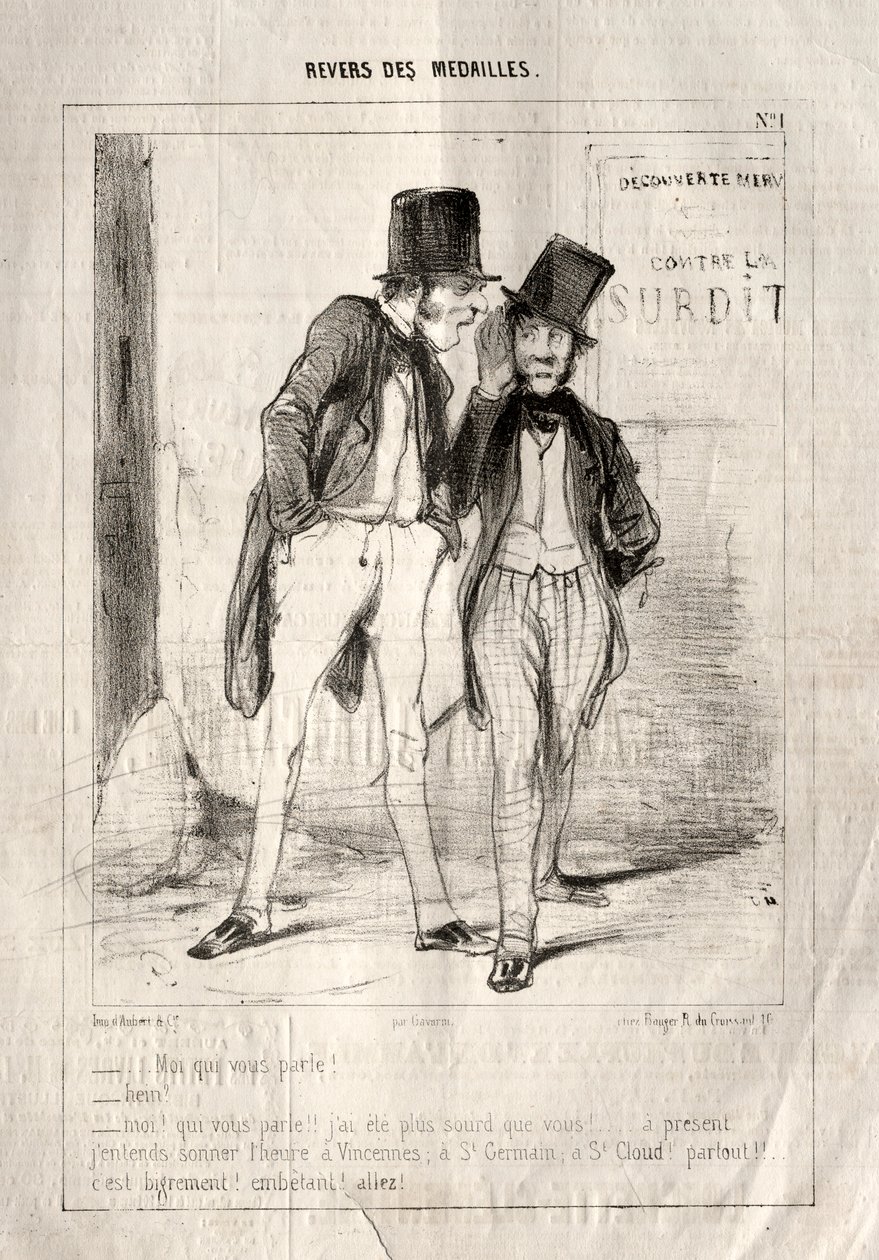 عكس الميداليات ، 1842. بواسطة بول جافارني