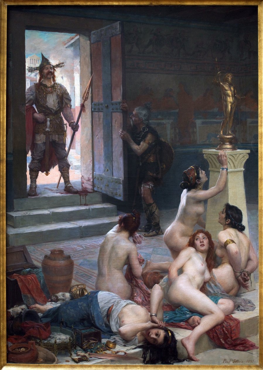 برين وحصته من الغنائم ، لوحة بول جامين (1853-1903) بواسطة بول جامين