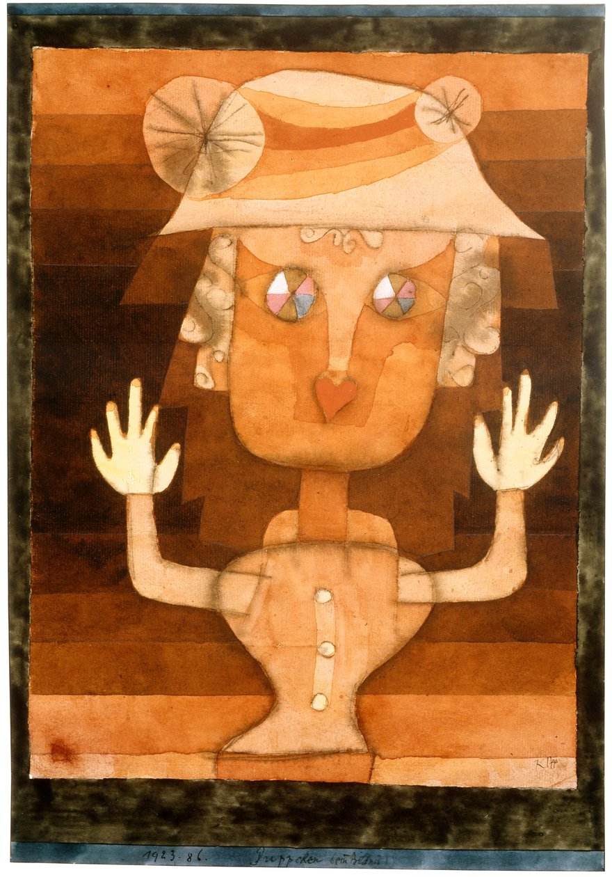 دمية ، 1923. بواسطة بول كلي