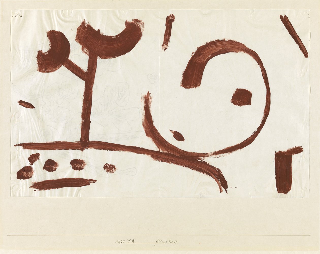 طفولة الطفولة ، 1938 بواسطة بول كلي