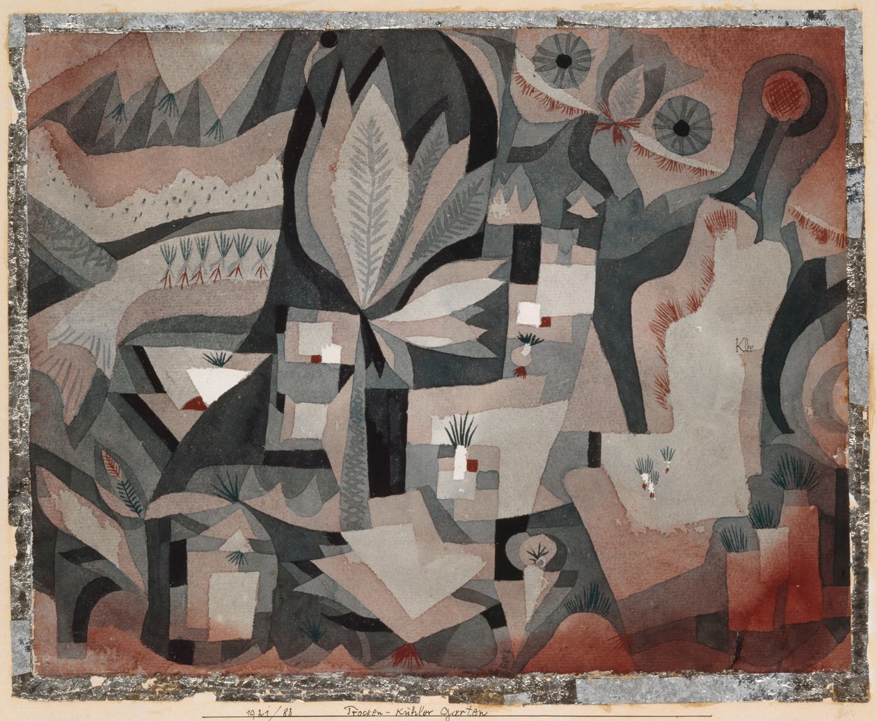 حديقة دراي كول ، 1921. بواسطة بول كلي