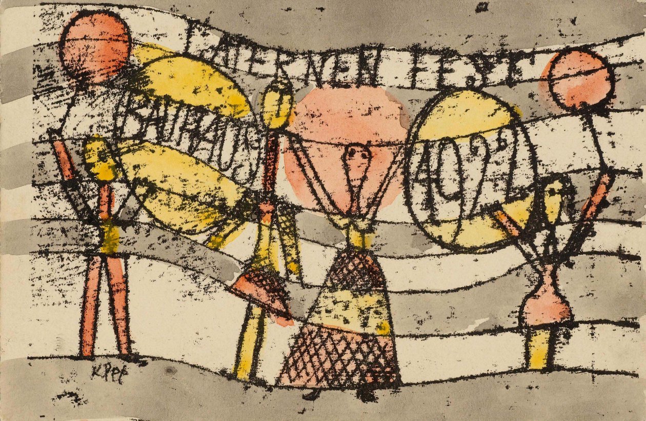 Laternenfest Bauhaus 1922 ، 1922. بواسطة بول كلي