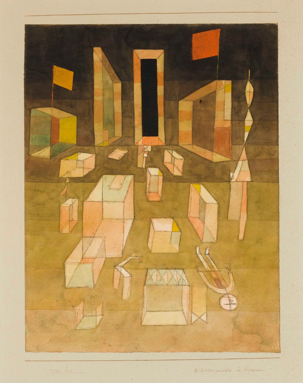 Uncomposed in Space Uncomposed in Space ، 1929. بواسطة بول كلي