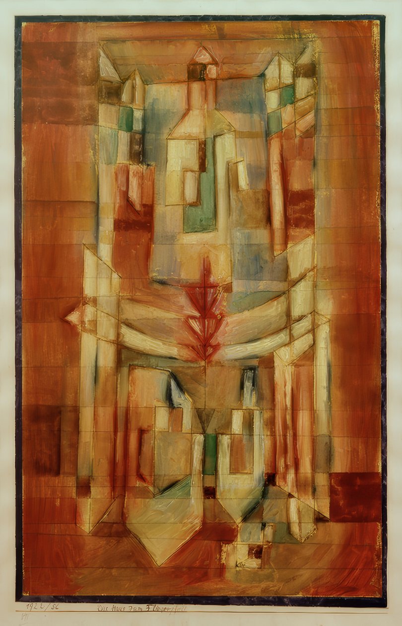 P.Klee ، بيت السهم - الرسم ، 1922 بواسطة بول كلي