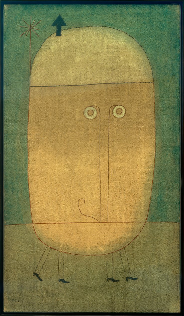 بول كلي ، قناع الخوف - الرسم ، 1932 بواسطة بول كلي