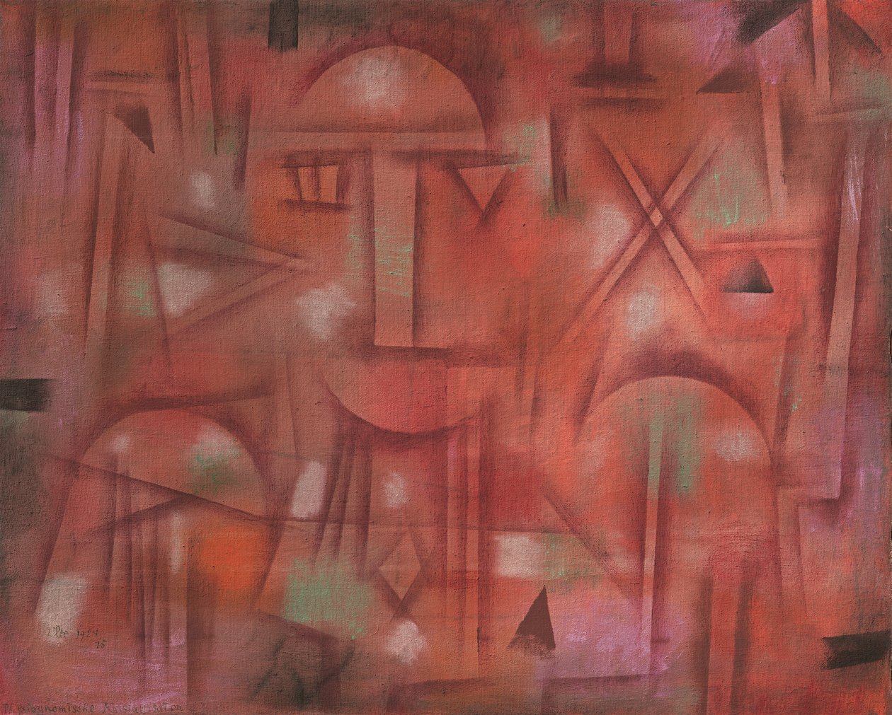 التبلور الفسيولوجي 1924. بواسطة بول كلي