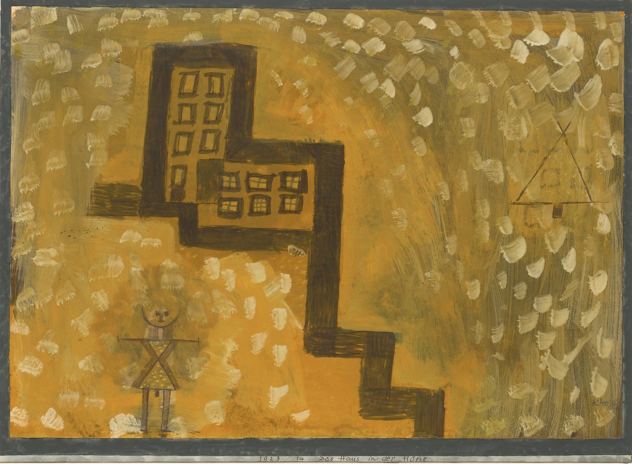 البيت في العلاء ، 1923. بواسطة بول كلي