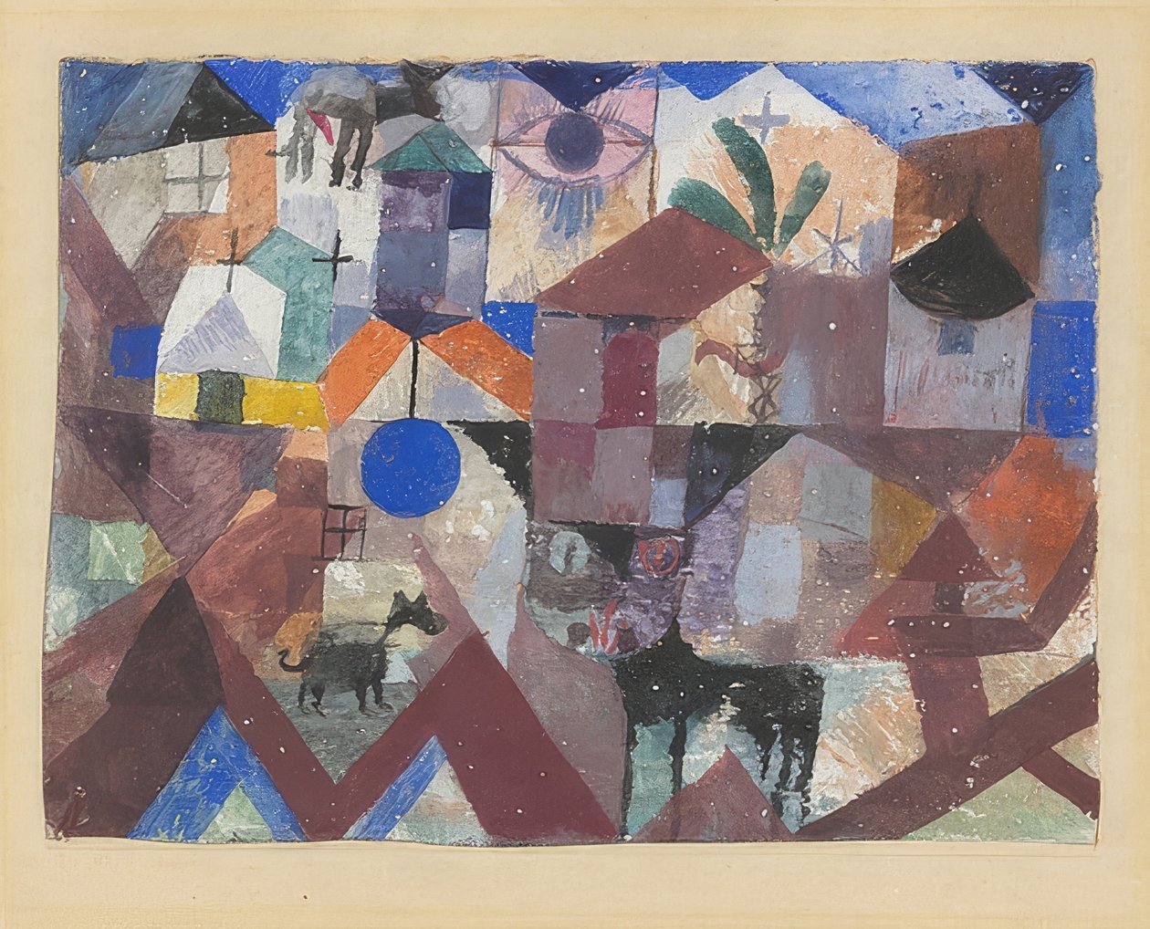 Tiergarten. 1918 بواسطة بول كلي