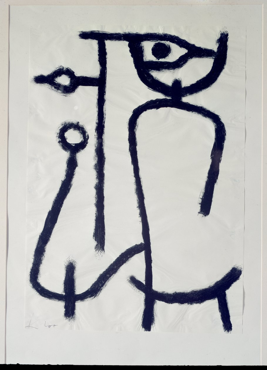 المرأة جانبا (رسم ، القرن العشرين) بواسطة بول كلي