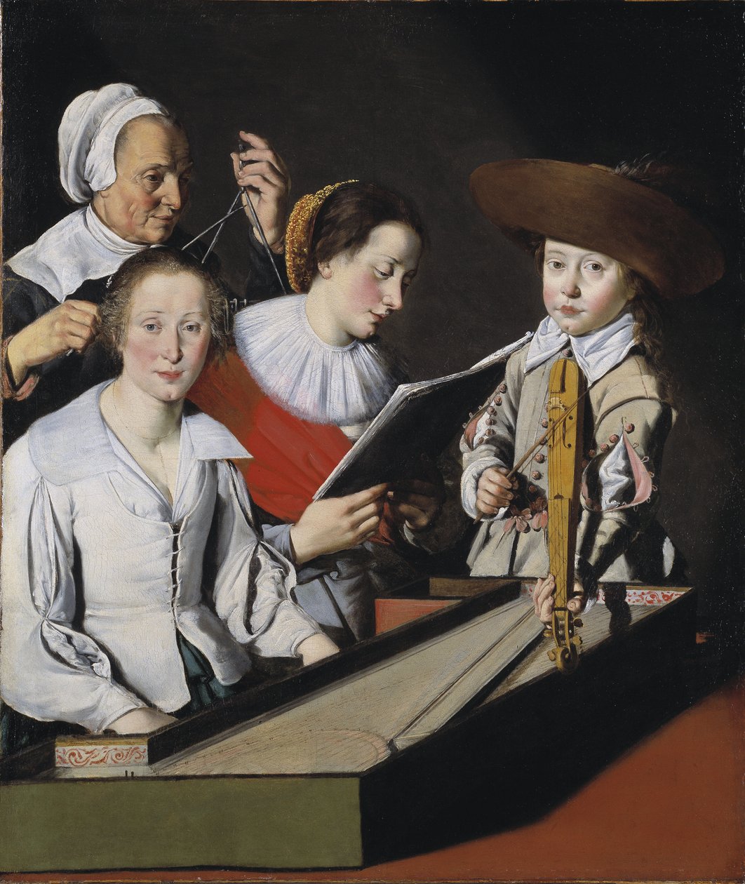 Une fete musicale - حفلة موسيقية ، من تأليف لا تارت ، بول (؟ -1636). زيت على قماش. الأبعاد: 116x98،8 سم. المتحف الوطني ستوكهولم بواسطة بول لا تارت