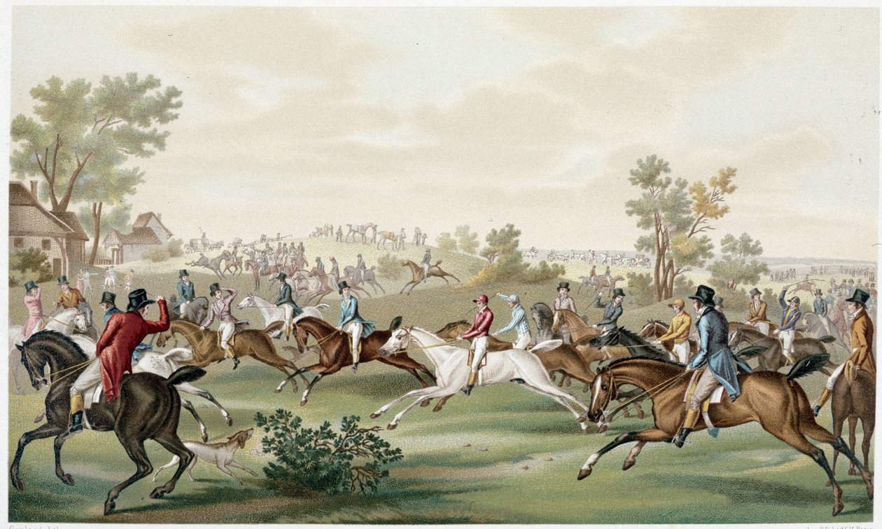 سباق الخيل ، ديب. القرن التاسع عشر - في "" Directoire ، القنصلية والإمبراطورية "بقلم Paul Lacroix بواسطة بول لاكروا
