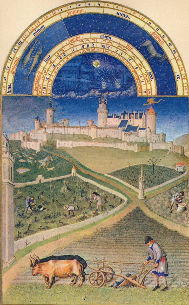 مارس - قصر Château de Lusignan ، القرن الخامس عشر ، 1939 بواسطة بول ليمبورج