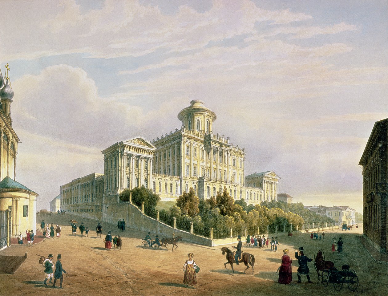 بيت باشكوف (معهد النبلاء) ، 1830s بواسطة بول ماري روسيل