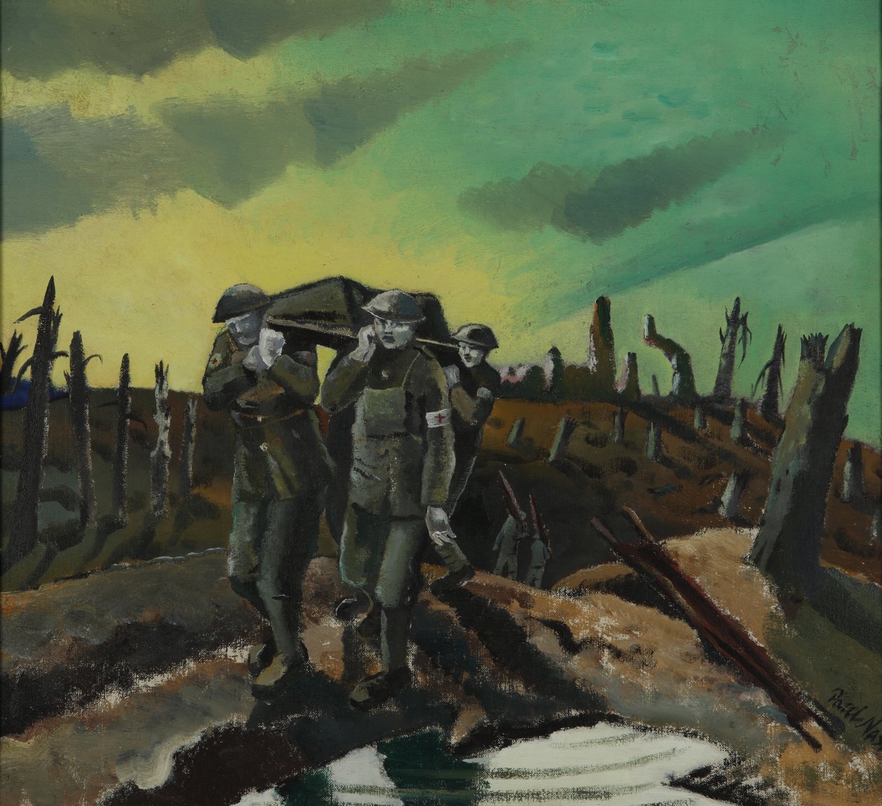 الجرحى ، Passchendaele بواسطة بول ناش