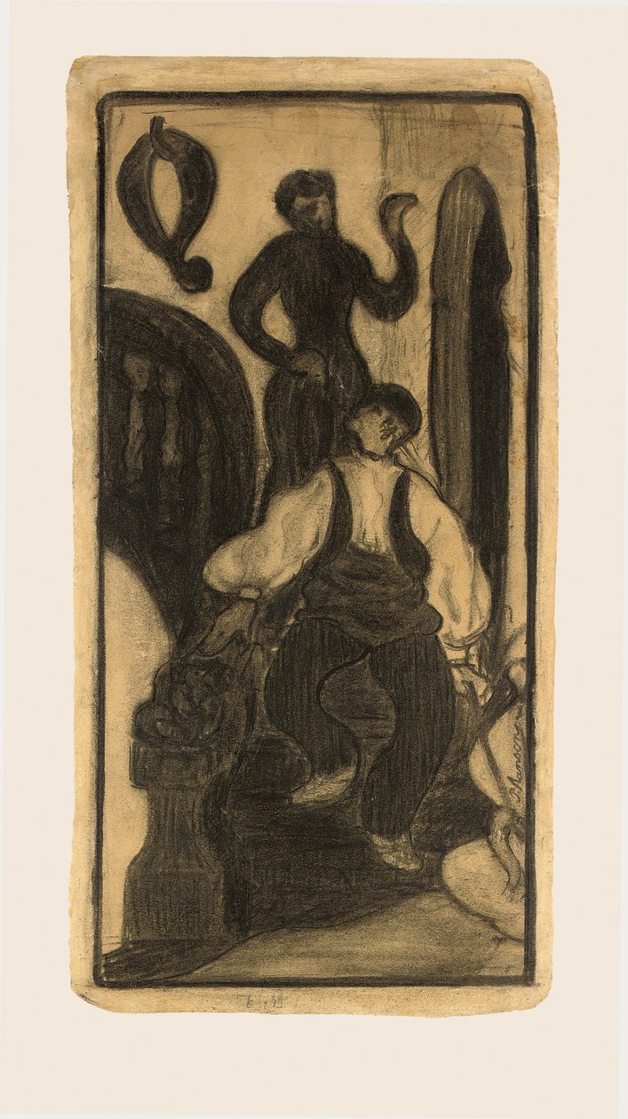 Staircase an Inn ، إقليم الباسك ، 1893 بواسطة بول إيلي رانسون