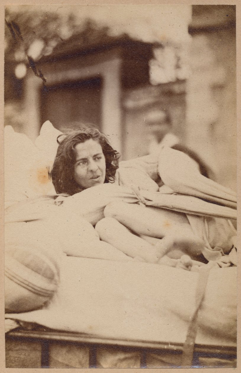 الصرع الهستيري ، الهجوم ، الالتواءات ، اللوحة السابعة والثلاثون من `` Iconographie Photographique de La Salpetriere &39;&39; بورنفيل و ب. ريجنارد ، باريس ، 1876 (طبعة زيلية) بواسطة بول ريجنارد