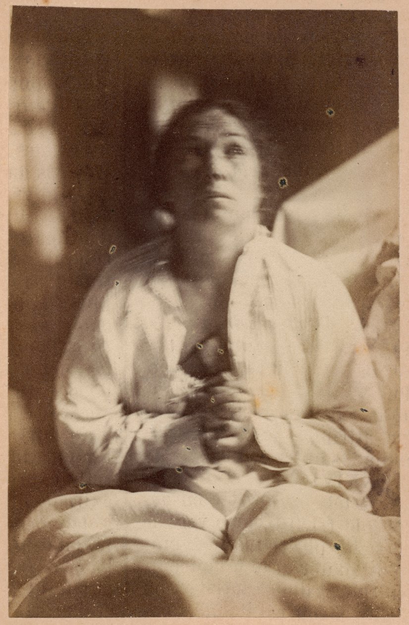 الصرع الهستيري ، الهجوم ، المرحلة النهائية ، النشوة ، التوضيح من `` Iconographie Photographique de La Salpetriere &39;&39; بواسطة بورنفيل وآخرون ريجنارد ، اللوحة الثانية والعشرون ، باريس ، 1876 (طبعة زلال) بواسطة بول ريجنارد