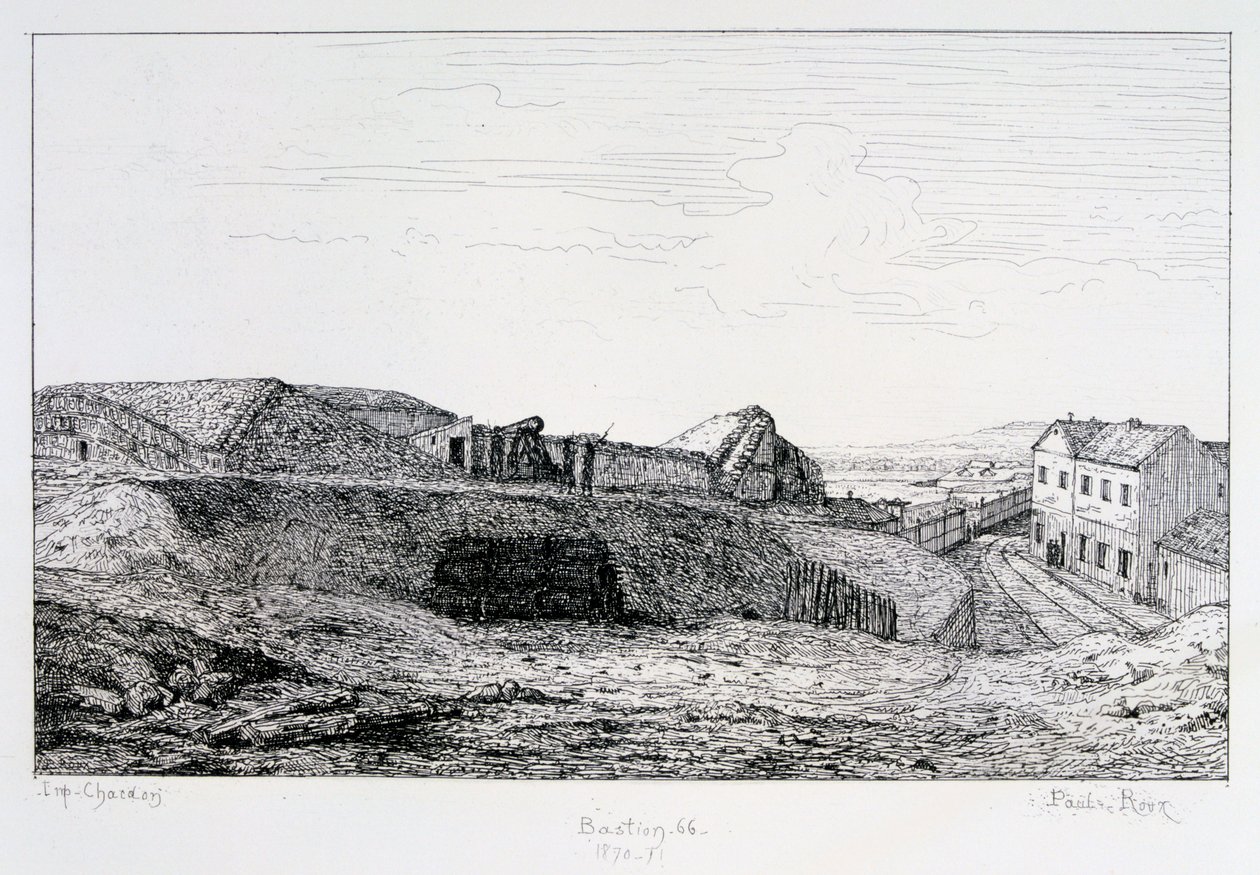 حصن 66 ، حصار باريس ، 1870-1871 بواسطة بول رو
