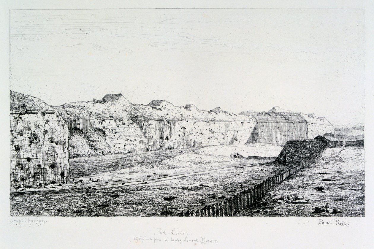 حصن ديسي ، حصار باريس ، 1870-1871 بواسطة بول رو