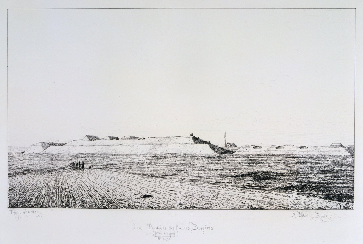 La Redoute des Haute Brugeres ، حصار باريس ، 1870-1871 بواسطة بول رو