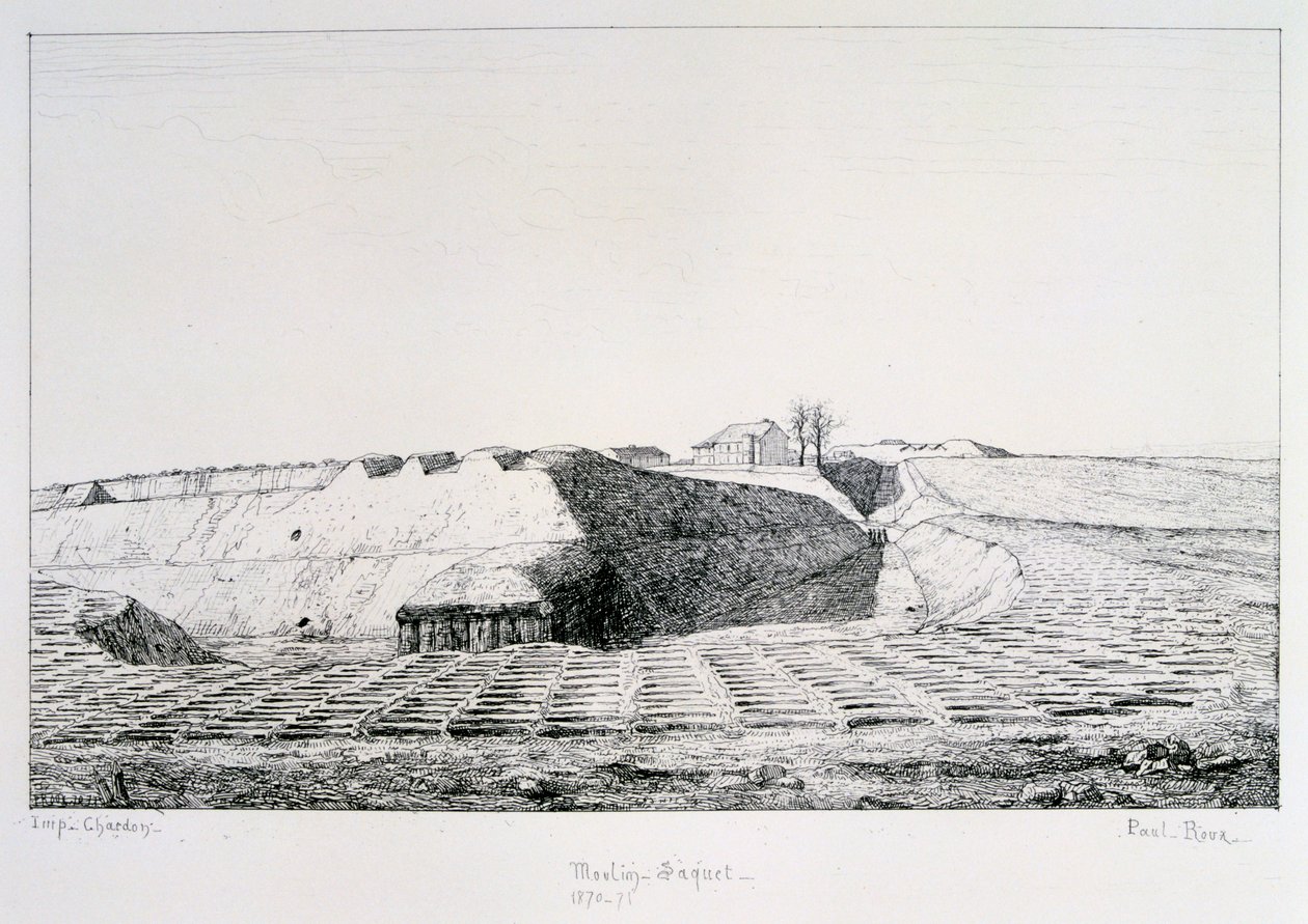 مولان ساكيت ، حصار باريس ، 1870-1871 بواسطة بول رو