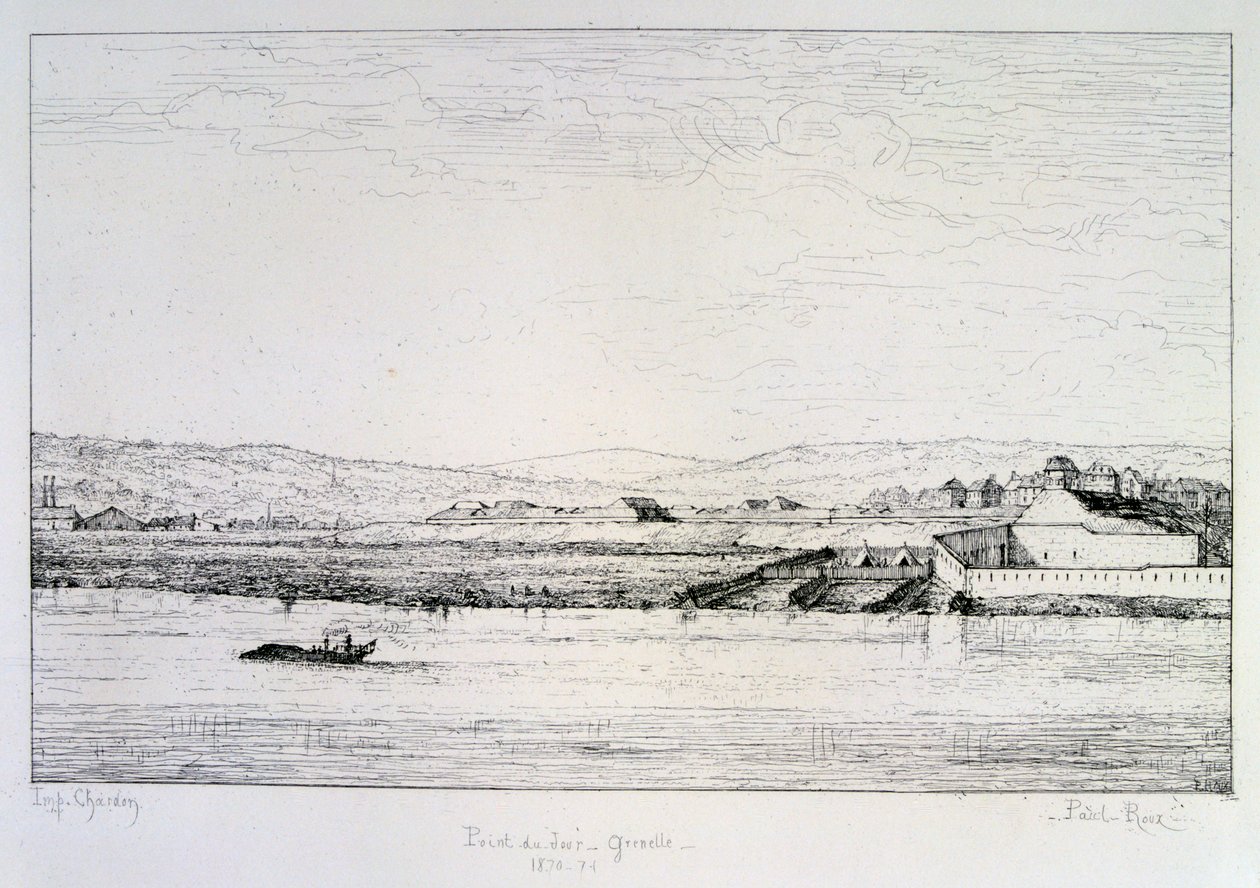 Point du Jour - Grenelle ، حصار باريس ، 1870-1871 بواسطة بول رو