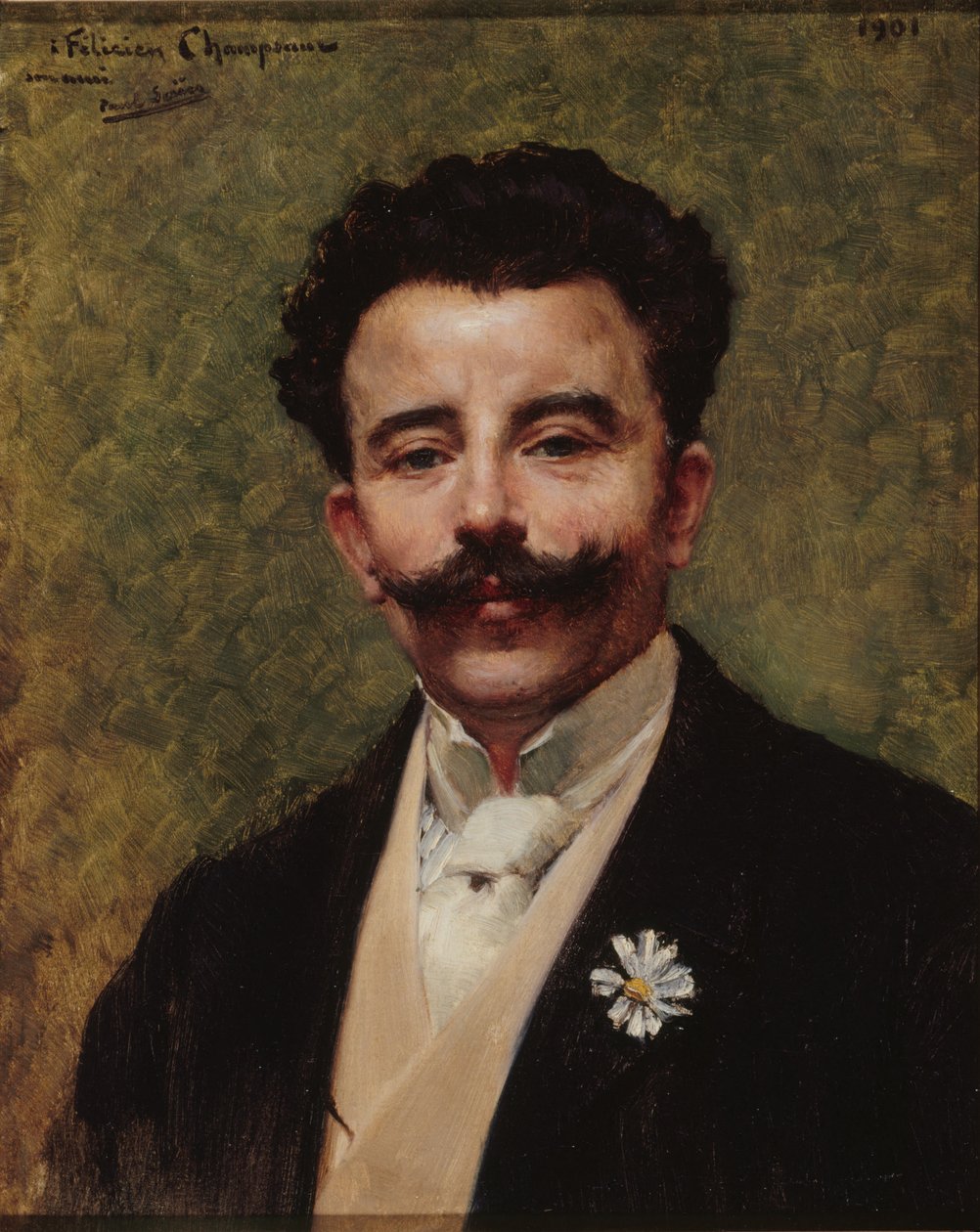 صورة لفليسيان تشامبسور 1859-1934 ، 1901. بواسطة بول سين