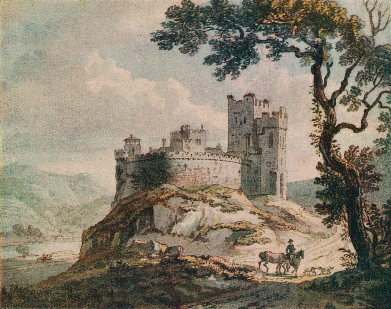 قلعة قديمة ، c1764 بواسطة بول ساندبي