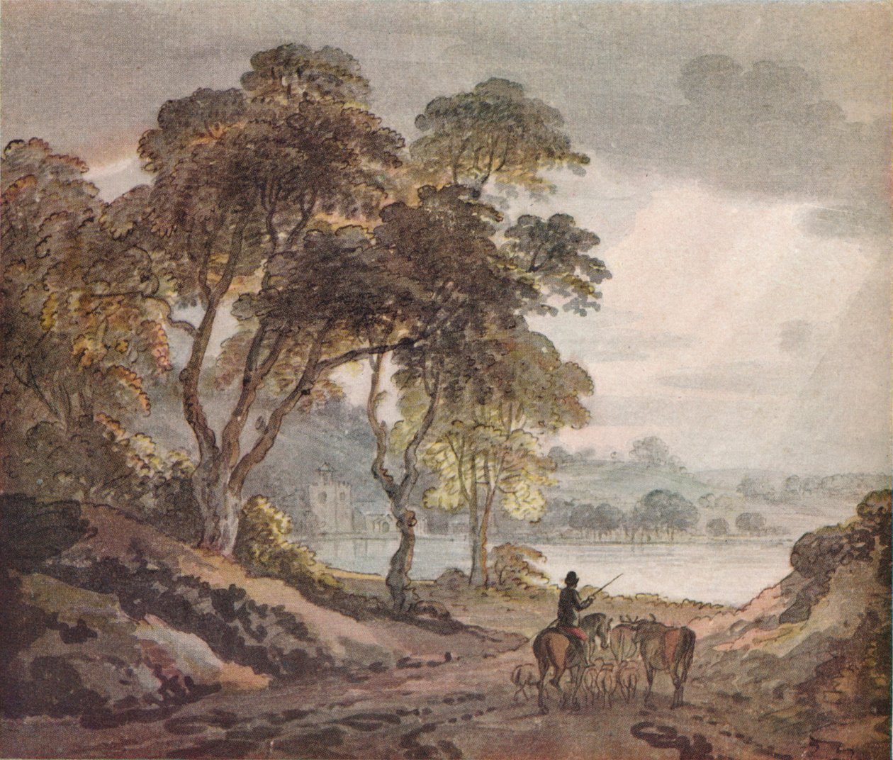 المناظر الطبيعية ، c1780 بواسطة بول ساندبي