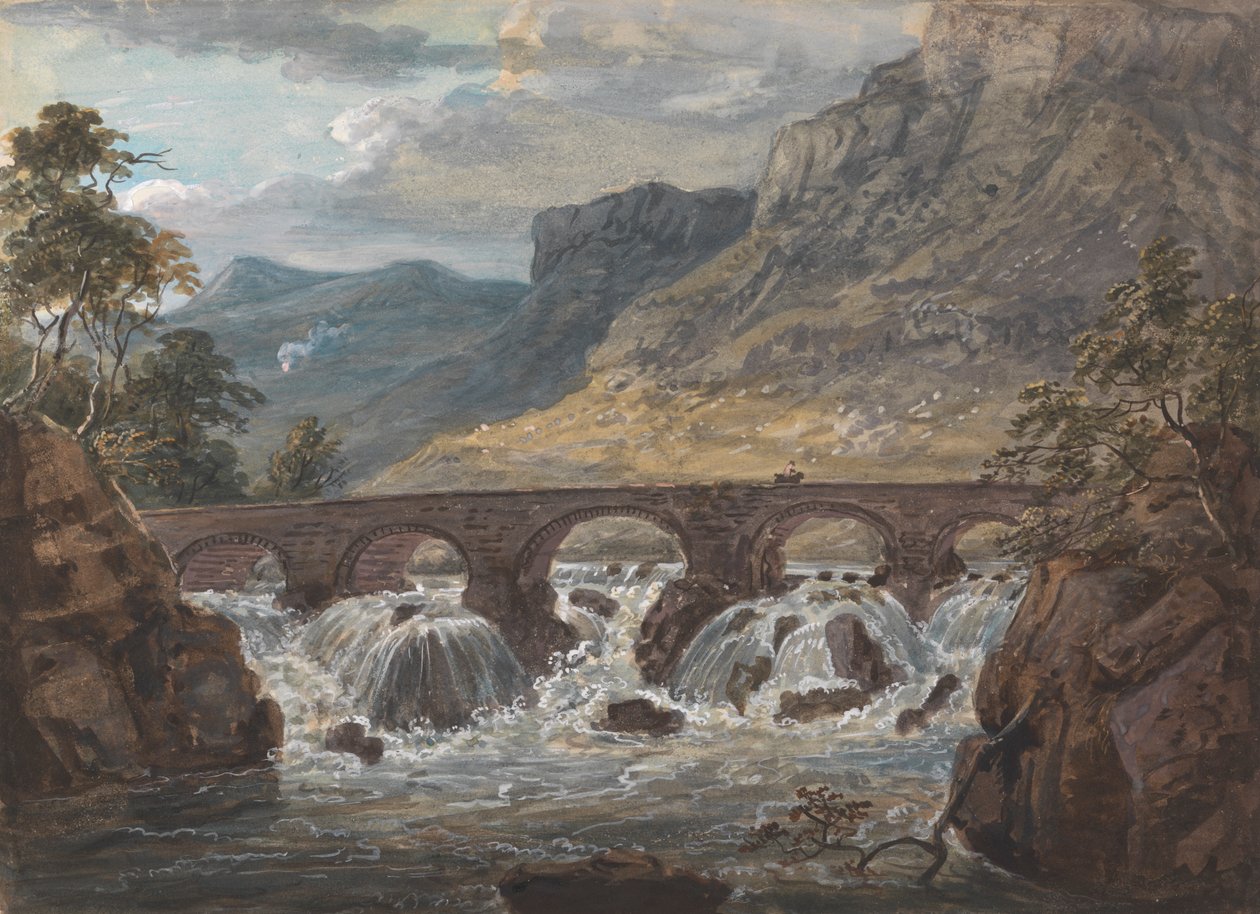 Pont-y-Pier بالقرب من Llanroost ، Denbighshire بواسطة بول ساندبي