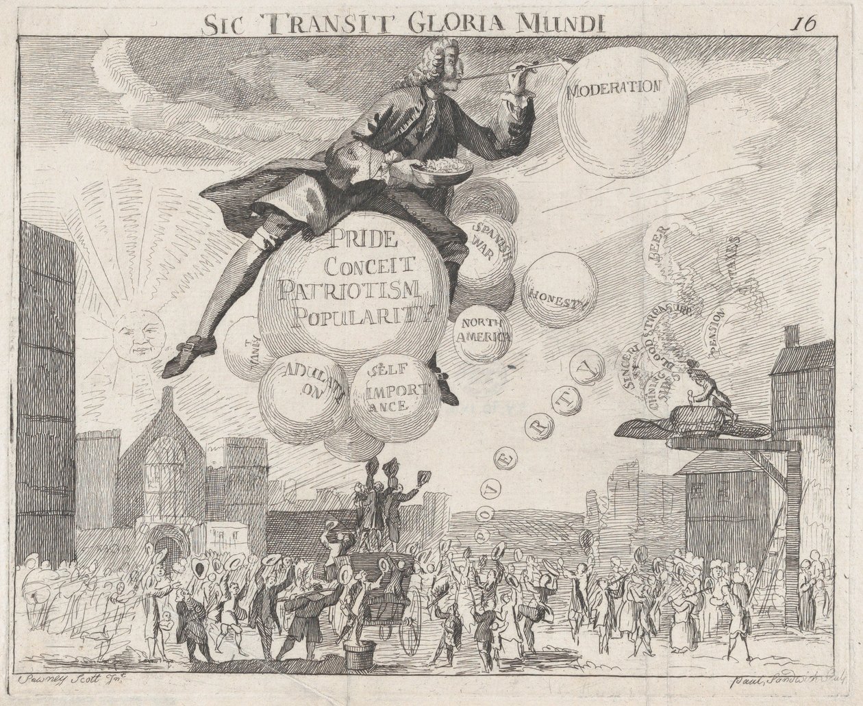 هكذا يمر مجد العالم ، كاليفورنيا. 1762. ، كاليفورنيا. 1762 بواسطة بول ساندويتش