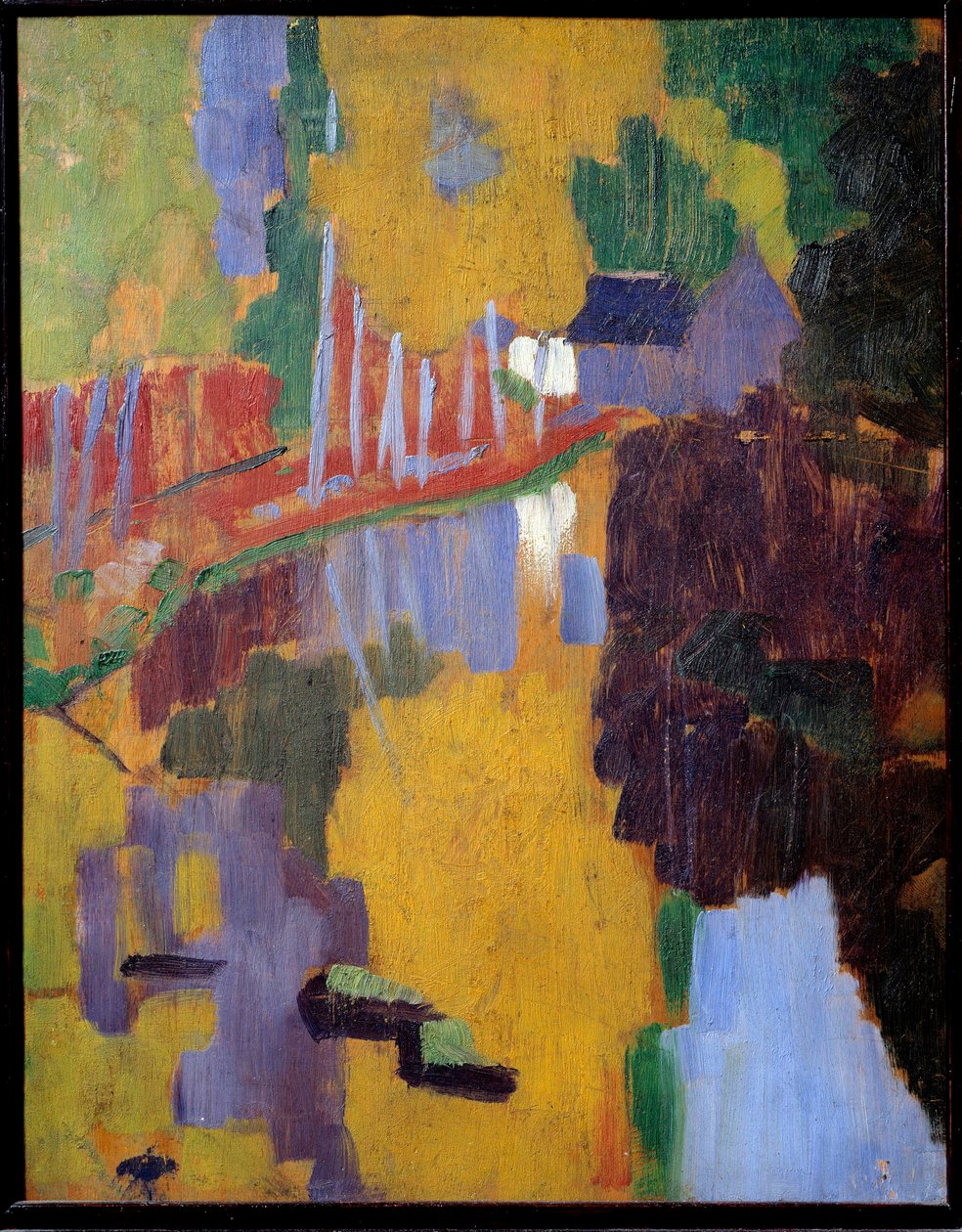 التعويذة ، حب الخشب. انعكاس الخشب في الماء. لوحة بول سيروزيه (1863-1927) بواسطة بول سيروسييه