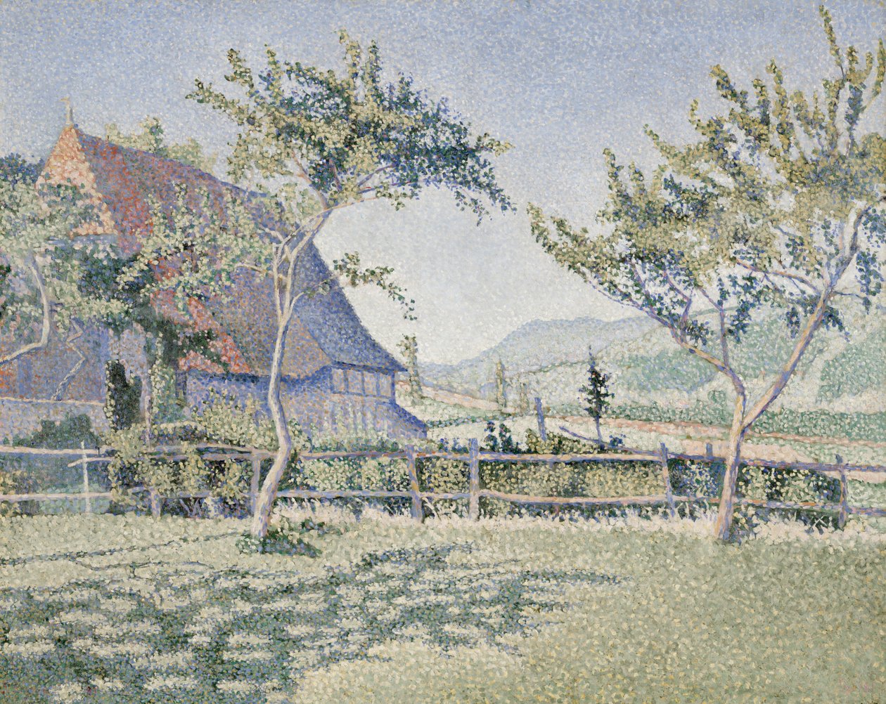Comblat-le-Château، the Meadow، Opus 161، June-July 1887 (زيت على قماش) بواسطة بول سينياك