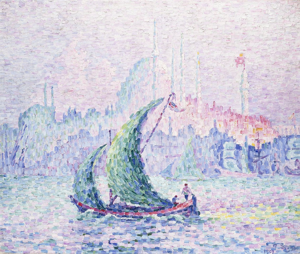 Cote d "Or، The Suleimanie، Constantinople، 1907 بواسطة بول سينياك