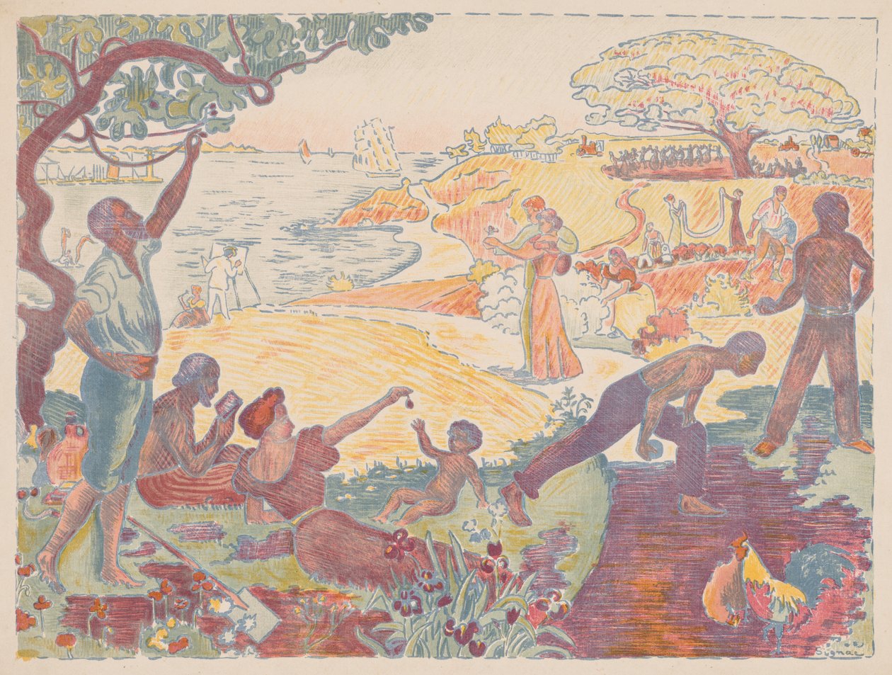 أوقات متناغمة ، 1895-1896. بواسطة بول سينياك