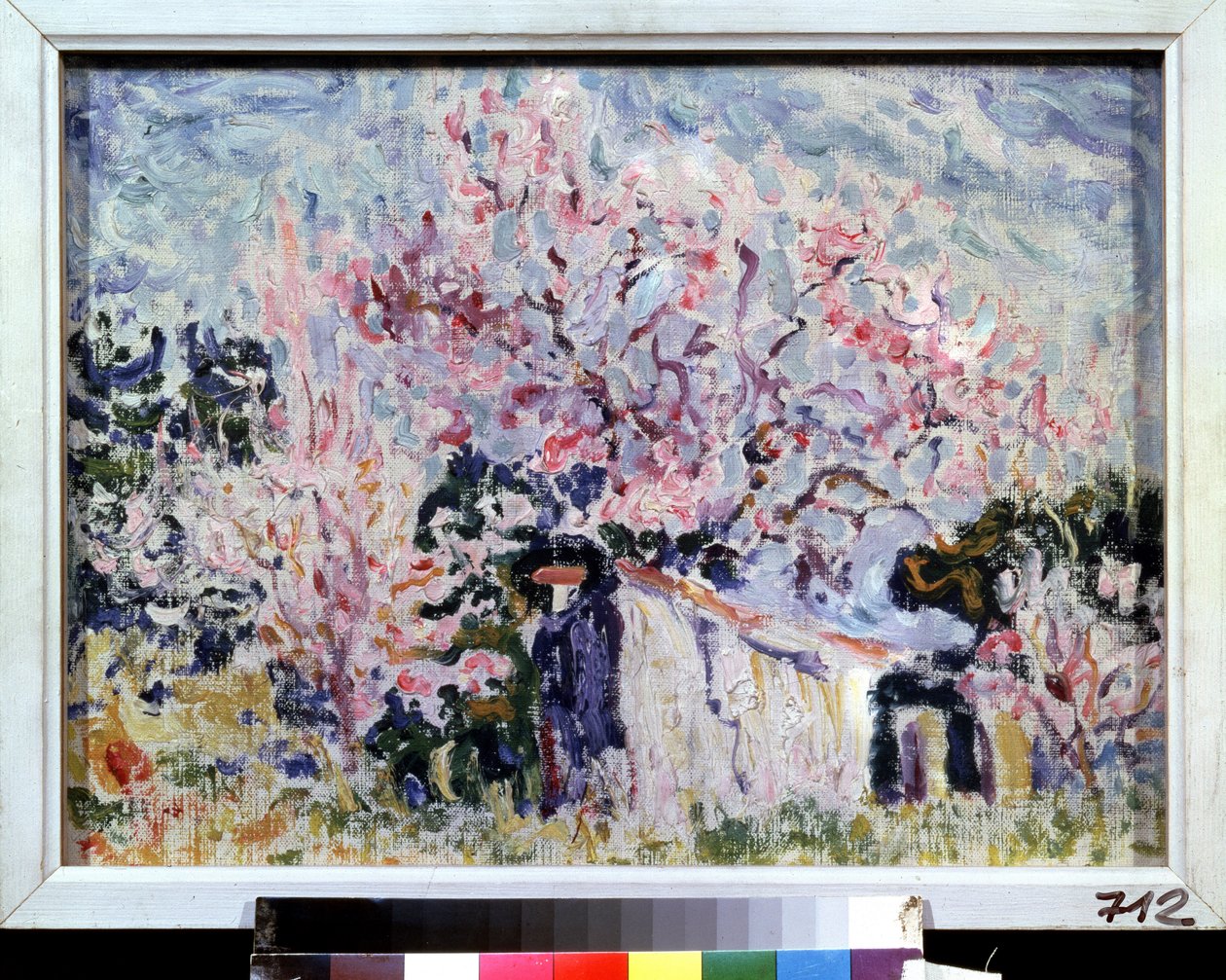 "Spring in Provence" (Spring in Provence) لوحة رسمها Paul Signac (1863-1935) 1903 متحف بوشكين ، موسكو بواسطة بول سينياك